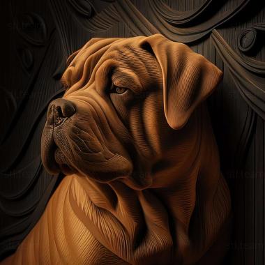 3D model Cane Corso dog (STL)